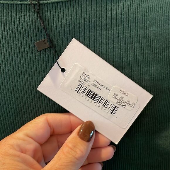 Sugarlips Poplin Scoop Neck Ruffle Sleeve Ruched Midi Dress green - Picture 7 of 9